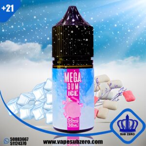 ميجا قم ايس 30 نكوتين Mega Gum Ice Salt Nicotine 30 ml