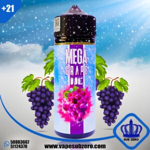 ميجا عنب ايس 120 ملي 3 نيكوتين Mega Grape Ice 120 ml 3 Nicotine
