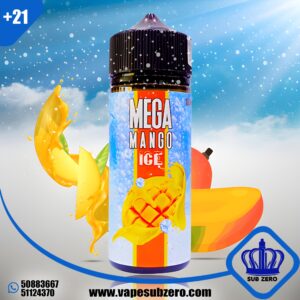 ميجا مانجو ايس 120 ملي 3 نيكوتين Mega Mango Ice 120 ml 3 Nicotine