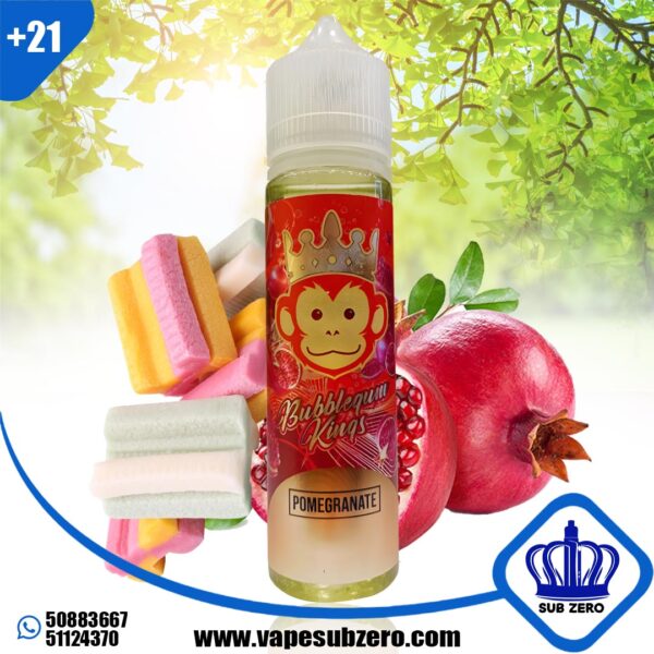 بينك بانثر بابل جم كينج رمان 60 ملي Pink Panther Bubblegum Kings Pomegranate 60 ml