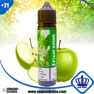رول ابز تفاح اخضر 60 ملي Roll Upz Green Apple 60 ml 3 Nicotine