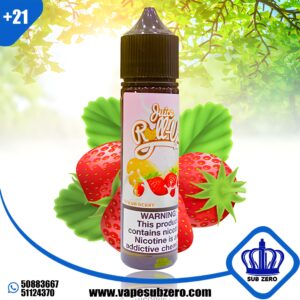 رول ابز فراولة 60 ملي 3 نيكوتين Roll Upz Strawberry 60 ml 3 Nicotine