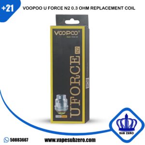كويل فوبو U Force N2 البديلة 0.3 اوم VooPoo U Force N2 0.3 ohm Replacement Coil