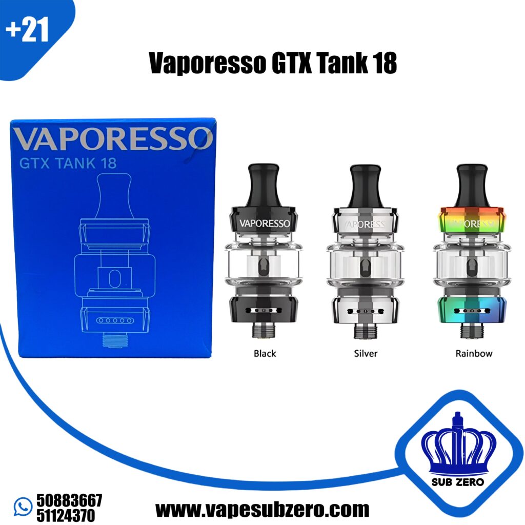 Vaporesso GTX Tank 18 - Vape Subzero