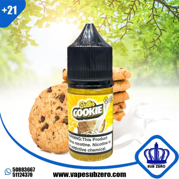 جى دى اى بتر كوكيز 25 نيكوتين 30 ملى JDI Butter Cookie 30ML 25MG