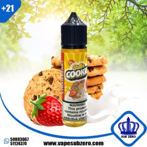 جى دى اى بتر كوكيز ستروبرى 3 نيكوتين 60 ملى JDI strawberry Butter Cookie 60ML 3MG