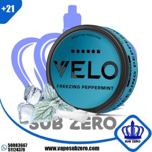 فيلو velo freezing peppermint nicotine pouches