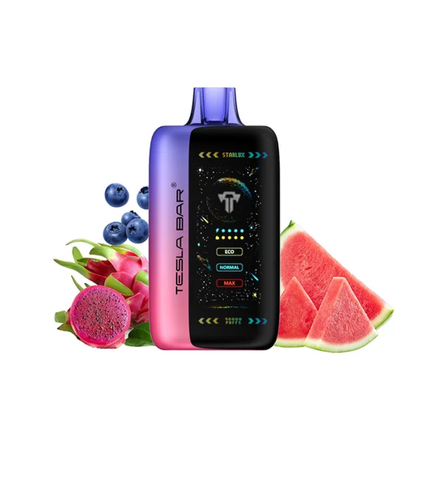 TESAL BAR  XT 40000 PUFFS BLUERAZZ WATERMELON DRAGON FRUIT 50MG