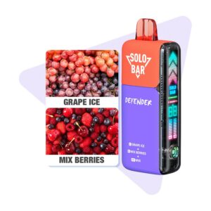 SOLO BAR 40K PUFFS GRAPE ICE & MIX BERRIES 50MG