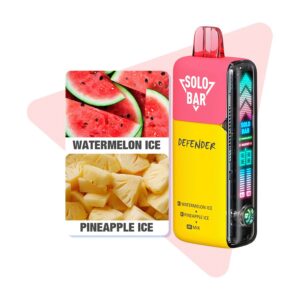 SOLO BAR 40K PUFFS WATERMELLON ICE & PINEAPPLE ICE 50MG