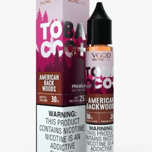 VGOD SALTNIC TOBACCO PLUS AMERICAN BACK WOODS 30ML 50MG