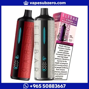 جهاز الف بار إي شيشة 12K سحبات جاهزة بكويل ميش مزدوج وبطارية قابلة للشحن