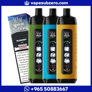 الفاخر 15000 سحبة مع خزان 30ml وتركيز 6mg وميزة Adjustable Ice