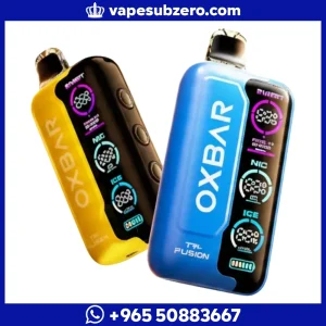 جهاز أوكس بار 45000 سحبات جاهزة بثلاثة أزرار تحكم وكويل ميش رباعي