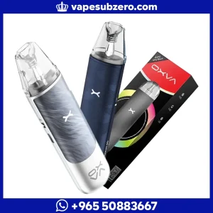 جهاز سحبة الكترونية اوكسفا اكسليم جو Oxva Xlim Go pod kit تصميم جلد وبطارية 1000mAh يدعم بودات اكسليم.