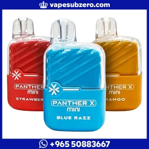 جهاز بانثر إكس ميني 1000 سحبة بحجم صغير ونكهات متعددة