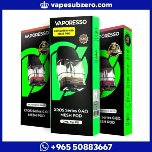 بودات Vaporesso XROS بسعات 2 مل و3 مل مقاومة Mesh ومقاومات متعددة