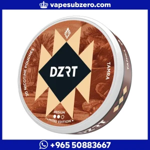 دزرت تمرة نكهة التمر العربي الأصيل - Dzrt Tamra أقراص نيكوتين 6mg.