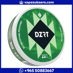 دزرت منت فيوجن نكهة نعناع وحلاوة خفيفة - Dzrt Mint Fusion أقراص نيكوتين.
