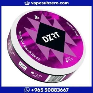 دزرت بيربل مست نكهة التوت البارد - Dzrt Purple Mist أقراص نيكوتين 3mg و 6mg.