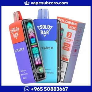 جهاز سولو بار 40K بخزانين نكهة وشاشة رقمية مع وضع Boost