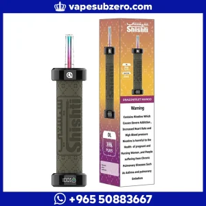 جهاز شيشتي 30K دراجون فروت مانجو بسحبة شيشة ونكهة استوائية