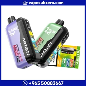 جهاز شيشتي ارتري 50K بسحبات عالية وتحكم بالنيكوتين والايس