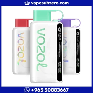 جهاز فوزول ستار 12000 سحبة بشاشة ذكية وتقنية S.I.L.C مع بطارية قابلة للشحن وتصميم رخامي أنيق.