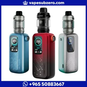 شيشة فينسي سبارك 220 واط مع تانك UFORCE-X وإضاءة LED - VOOPOO Vinci Spark.