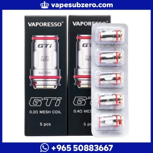 كويلات Vaporesso GTi Mesh بمقاومات 0.15، 0.2، 0.4، 0.5 أوم لأجهزة فيب