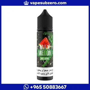 نكهة فيب سام فيب ماكس ميلون Sams Vape Max Melon 60ml، طعم جح (رقي) بارد للشيشة الالكترونية.