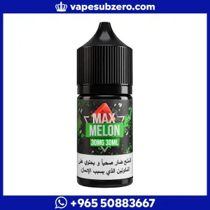 نكهة سام فيب ماكس ميلون سولت Sams Vape Max Melon Salt 30ml، سولت نيكوتين بطعم رقي