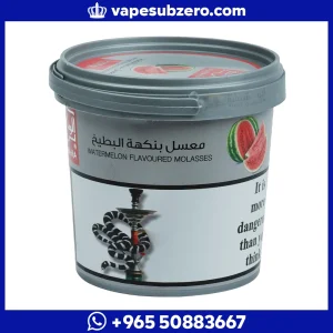 معسل الواحة نكهة بطيخ 250 جرام Al Waha Watermelon shisha flavour معسل شيشة بطعم الرقي الاحمر.