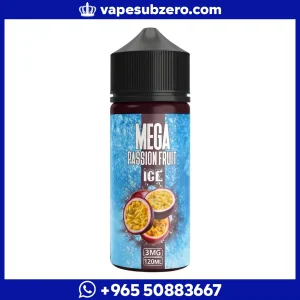 زجاجة ميجا باشون فروت ايس 120ml بتركيز 3mg