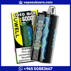 جهاز يو ويل كوكو بار 60000 بشاشة 3D منحنية وتحكم بست درجات ايس