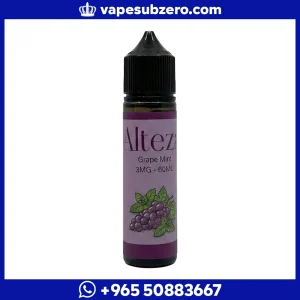 عبوة نكهة التيزا عنب نعناع 60 مل بتركيز 3 ملجم