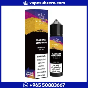 نكهة الفاخر بلو راز ليمون 60 مل الكويت Al Fakher Blue Razz Lemonade freebase 3mg شيشة الكترونية توت وليمون.