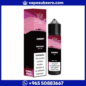 نكهة فيب الفاخر كرز 60 مل الكويت Al Fakher Cherry vape juice freebase 3mg نكهة كرز شيشة الكترونية.