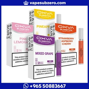 بودات سليم ستيك جاهزة 20mg الكويت OXVA SlimStick replacement pods 2ml نكهة فيب معبأة.