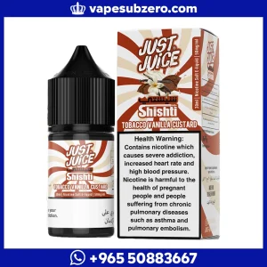 جست جوس شيشتي توباكو فانيليا كاسترد سولت 30 مل