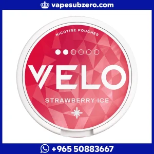 أكياس فيلو فراولة 6 ملجم الكويت Velo Strawberry Pouches.