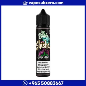 رول ابز شيشة عنب نعناع Shisha Grape Mint نكهة فيب 60 مل نيكوتين 3mg