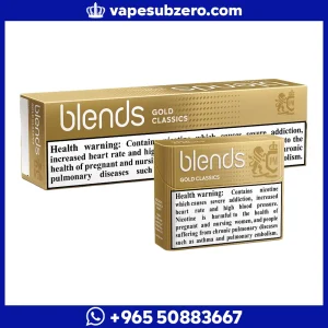زقاير بليندز قولد لـ جهاز BONDS متجر فيب صب زيرو الكويت - Blends Gold Tobacco Sticks