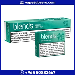 Blends Green Menthol Tobacco Sticks for BONDS