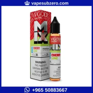 زجاجة ڤي جود ميكس شيري لايم ايس سولت بحجم 30 مل داخل إطار متجر فيب صب زيرو