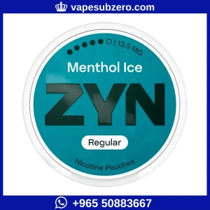 ZYN Menthol Ice 13.5mg Nicotine Pouches can